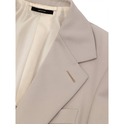 Blazer in lana beige Tom Ford