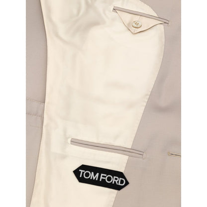 Blazer in lana beige Tom Ford
