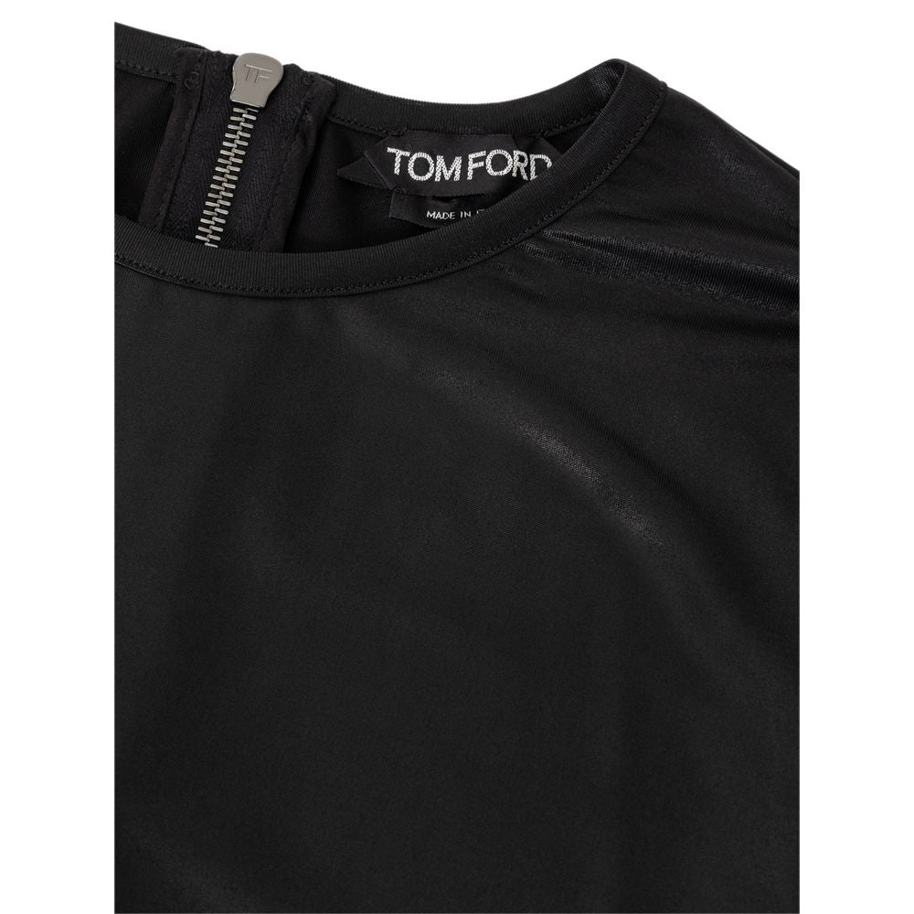 Tom Ford Maglia a maniche lunghe in viscosa nera