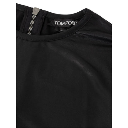 Tom Ford Maglia a maniche lunghe in viscosa nera