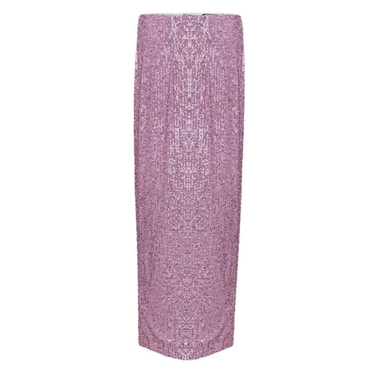 Gonna lunga in poliestere rosa Tom Ford
