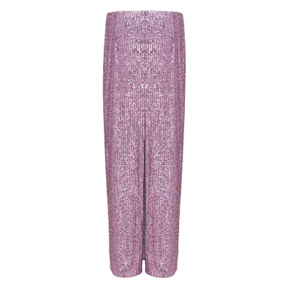Jupe longue rose en polyester Tom Ford