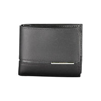 Portafoglio da uomo in pelle Calvin Klein Nero