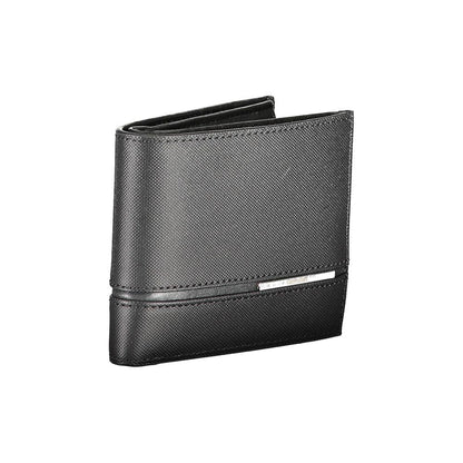 Portafoglio da uomo in pelle Calvin Klein Nero