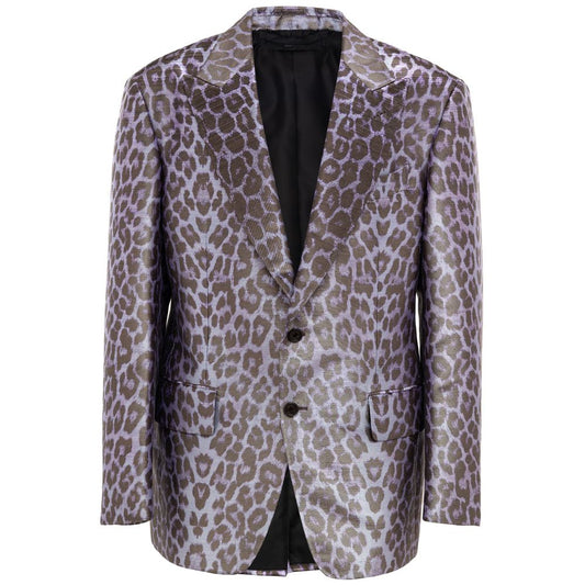 Blazer in viscosa viola Tom Ford