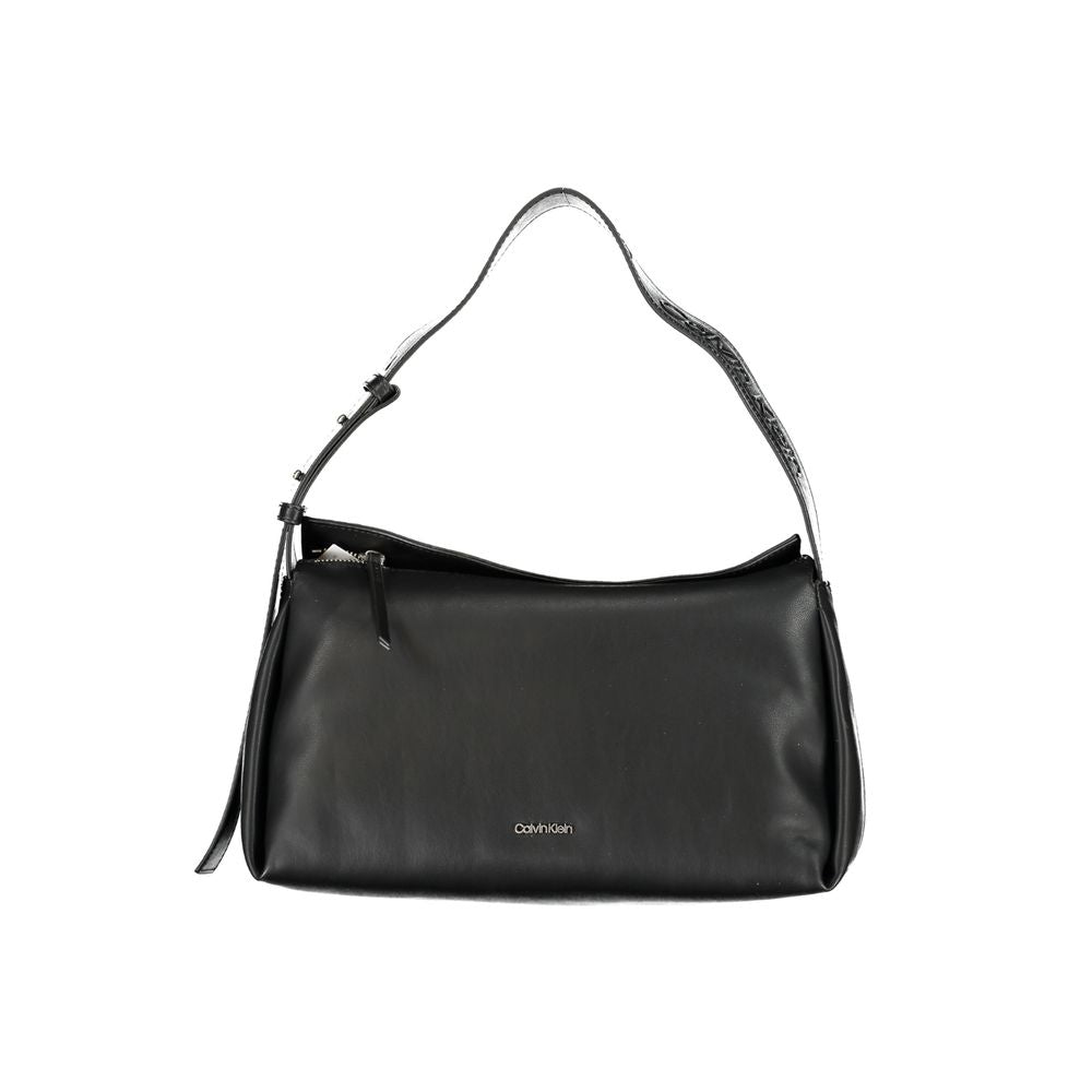 Borsa da donna in poliestere Calvin Klein Nero