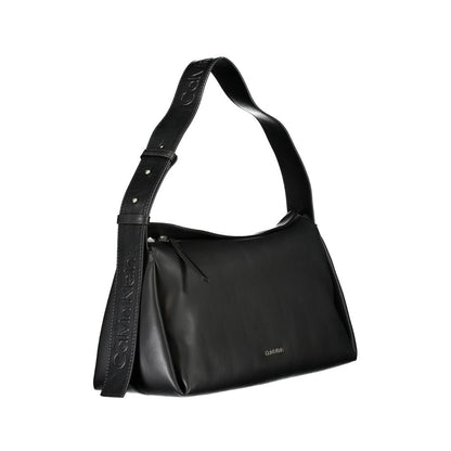 Borsa da donna in poliestere Calvin Klein Nero