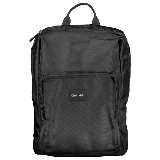 Zaino da uomo in poliestere Calvin Klein Nero