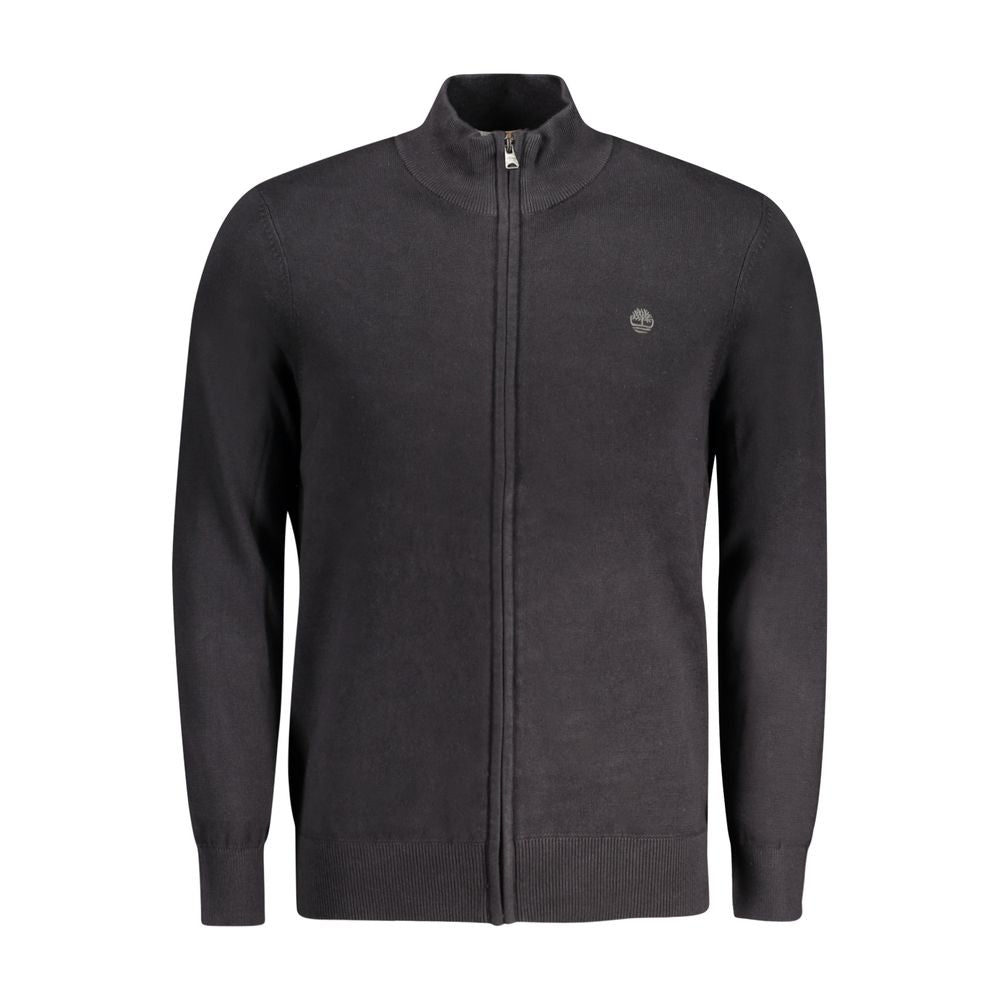 Cardigan da uomo in cotone biologico nero Timberland