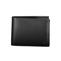 Portefeuille homme en cuir noir Calvin Klein