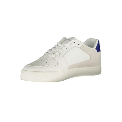 Sneaker da uomo Calvin Klein in poliuretano bianco