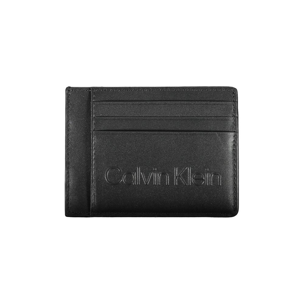 Portefeuille homme Calvin Klein noir en polyéthylène