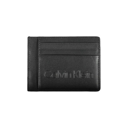 Portafoglio da uomo Calvin Klein in polietilene nero