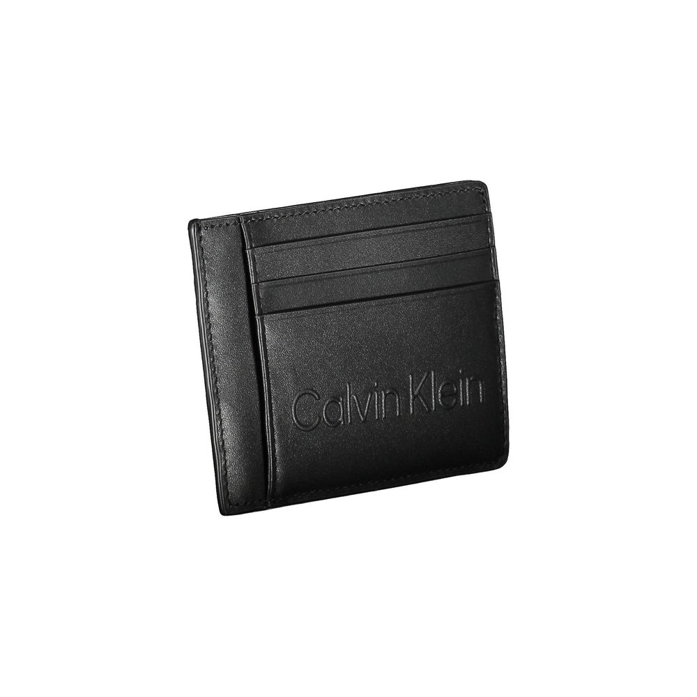 Portefeuille homme Calvin Klein noir en polyéthylène