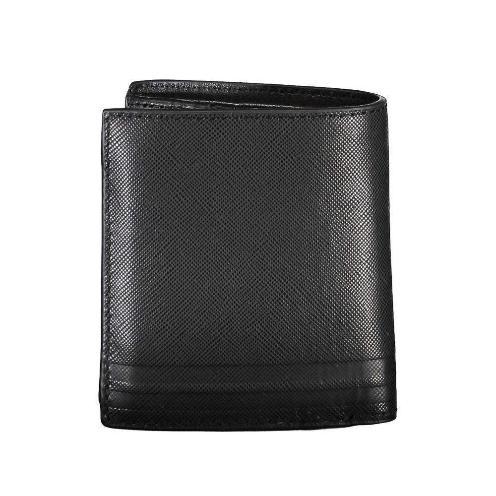 Portefeuille homme Tommy Hilfiger en cuir noir