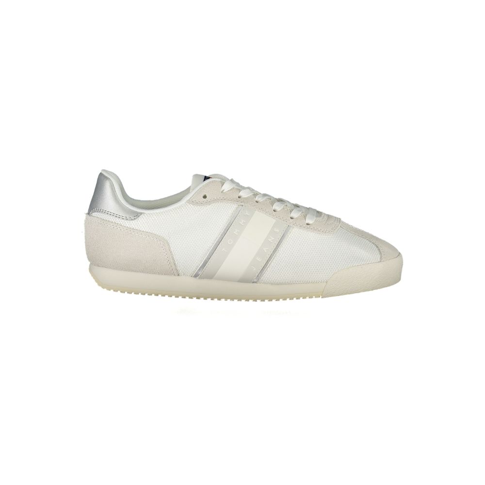 Baskets Tommy Hilfiger blanches en polyester pour femmes