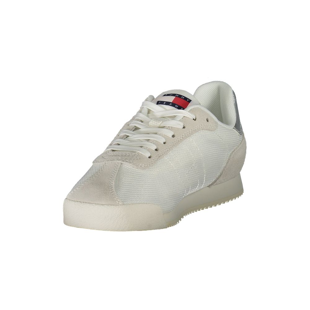Baskets Tommy Hilfiger blanches en polyester pour femmes