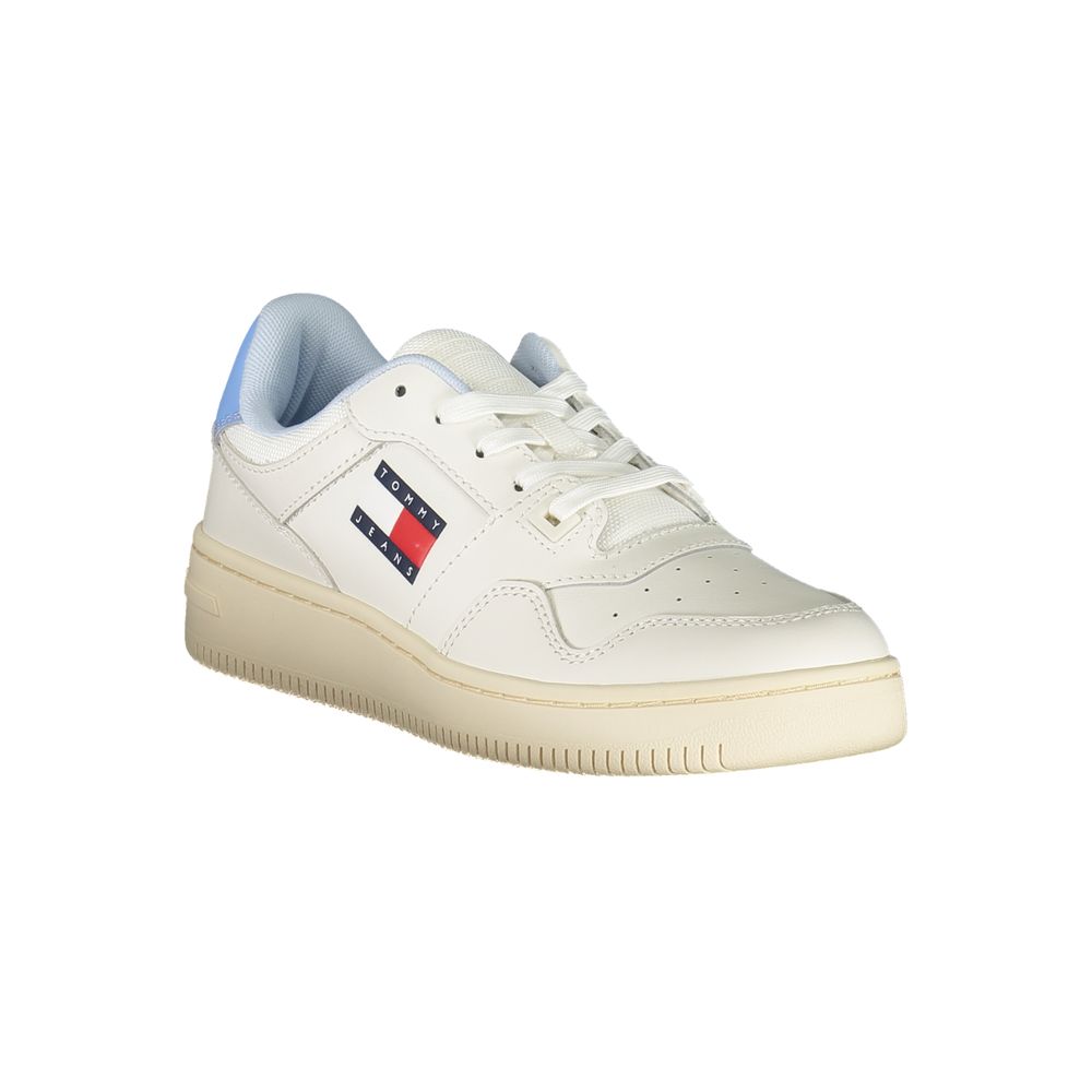 Baskets Tommy Hilfiger blanches en polyuréthane pour femmes
