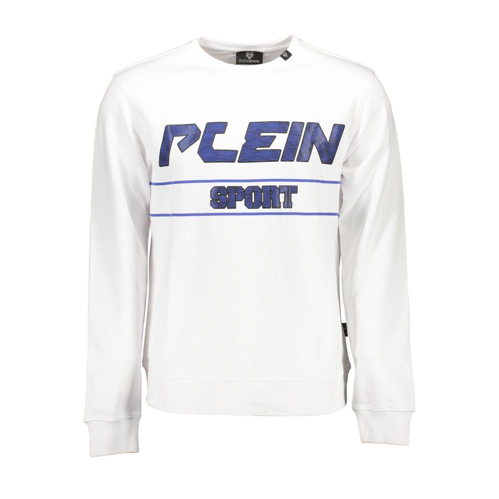 Felpa da uomo in cotone Plein Sport Bianco