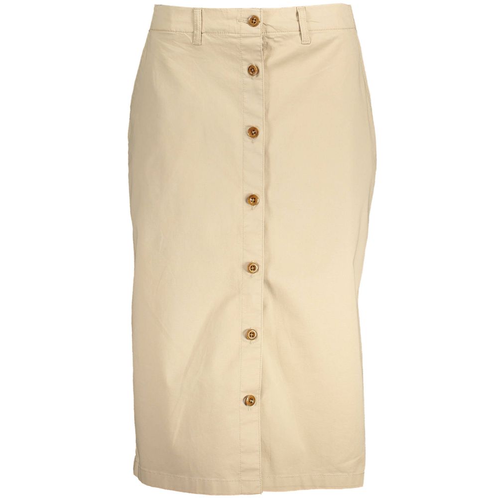 Jupe Gant en coton beige pour femme