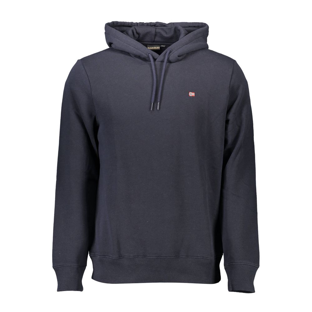 Sweat à capuche Napapijri bleu en coton pour homme
