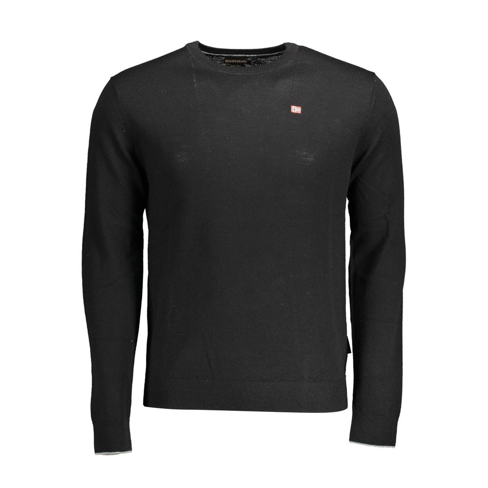 Maglione da uomo in lana nera Napapijri