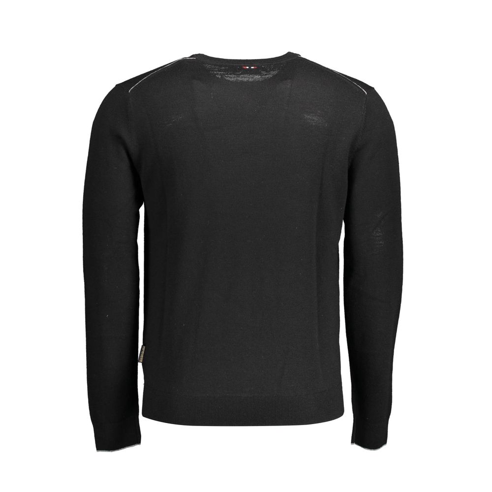 Maglione da uomo in lana nera Napapijri