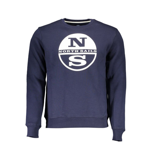 Felpa da uomo in cotone grigio North Sails