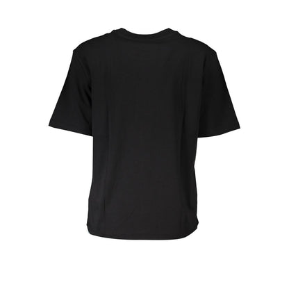 T-shirt da donna in cotone nero Patrizia Pepe