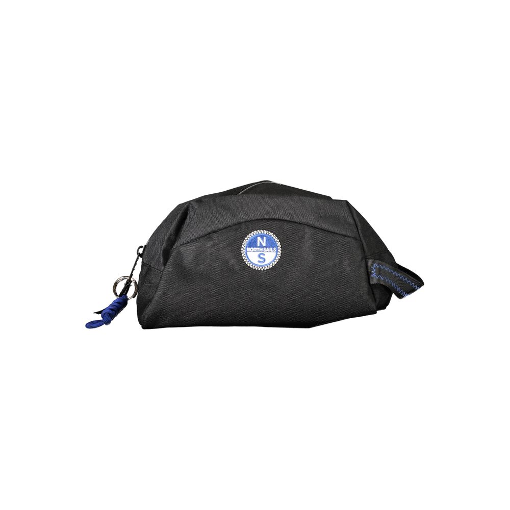 Beauty case da uomo in poliestere nero North Sails