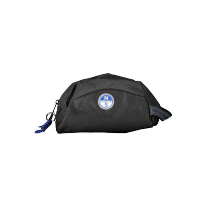 Beauty case da uomo in poliestere nero North Sails