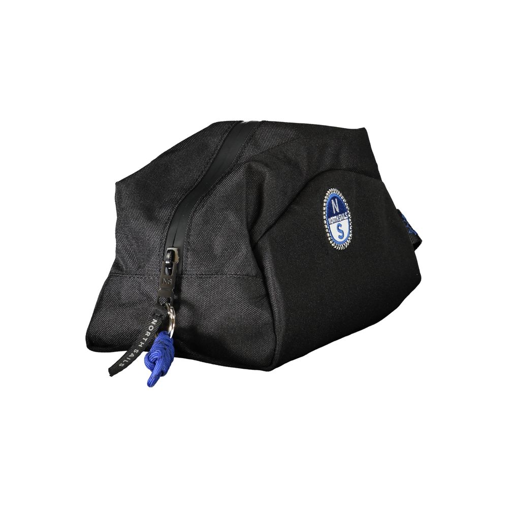 Beauty case da uomo in poliestere nero North Sails