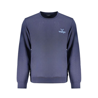 Sweat-shirt Wrangler bleu en coton pour homme