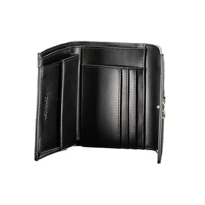 Portafoglio da donna Calvin Klein in poliuretano nero