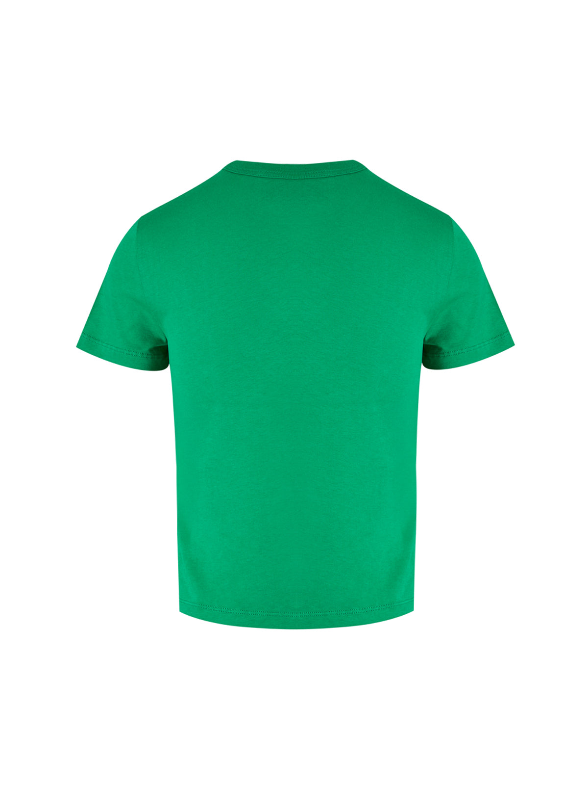 T-shirt Gucci in cotone verde con logo