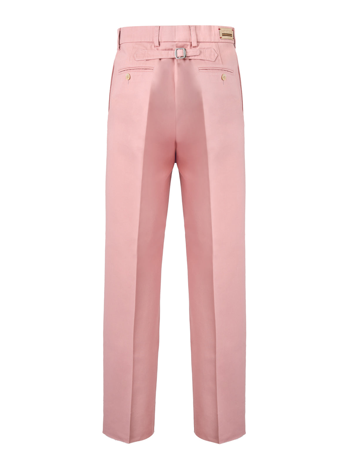 Pantalon Gucci en coton rose clair
