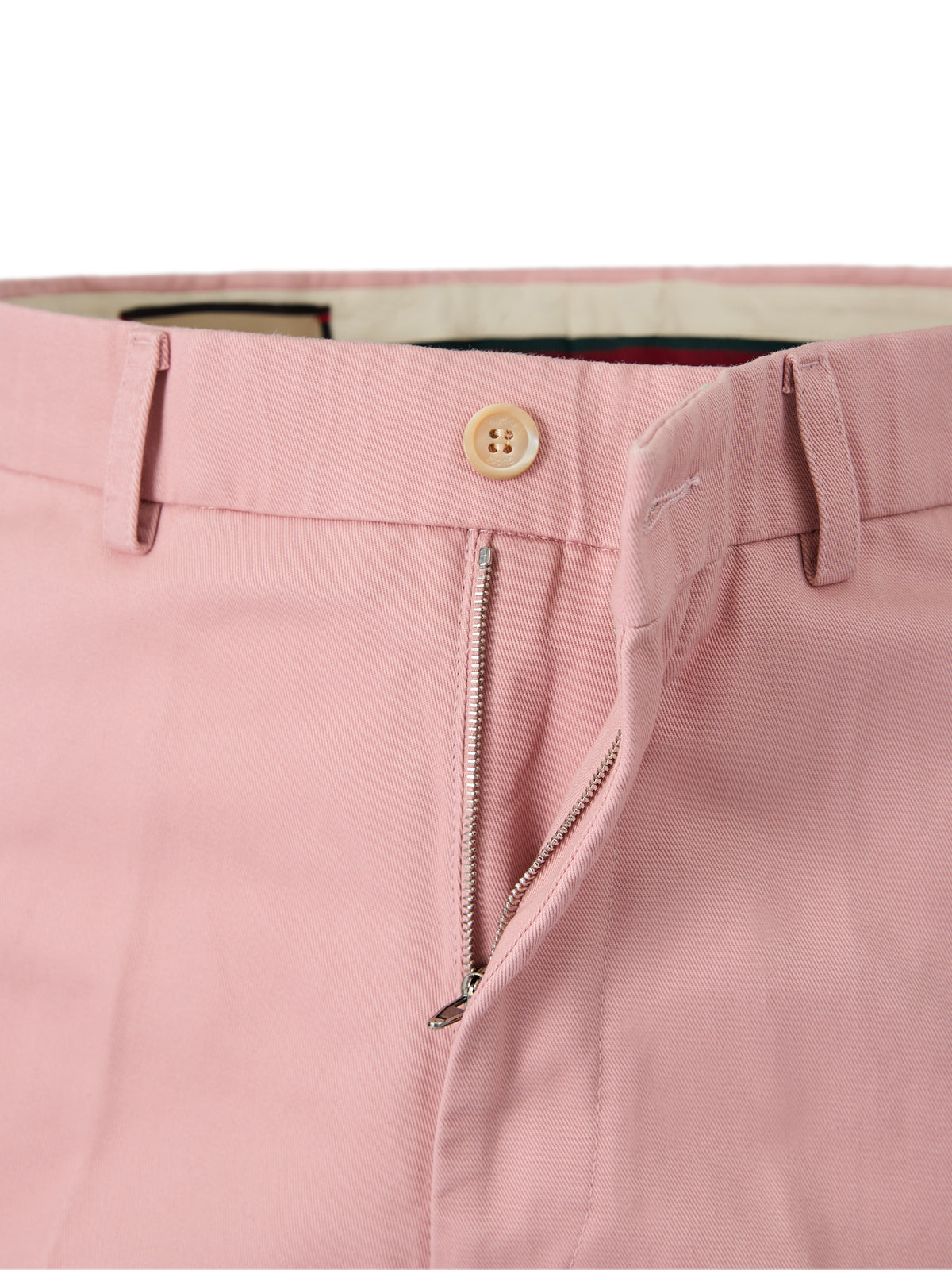 Pantalon Gucci en coton rose clair