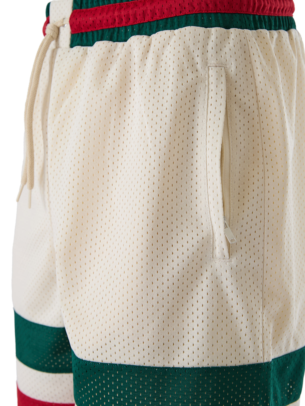 Short Gucci crème en polyester avec logo