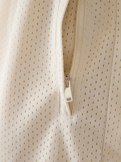 Short Gucci crème en polyester avec logo