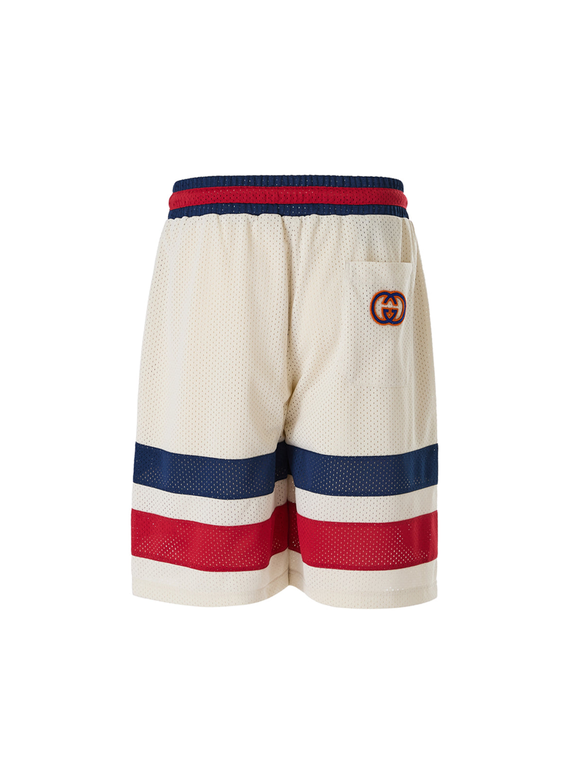 Short Gucci crème en polyester avec logo