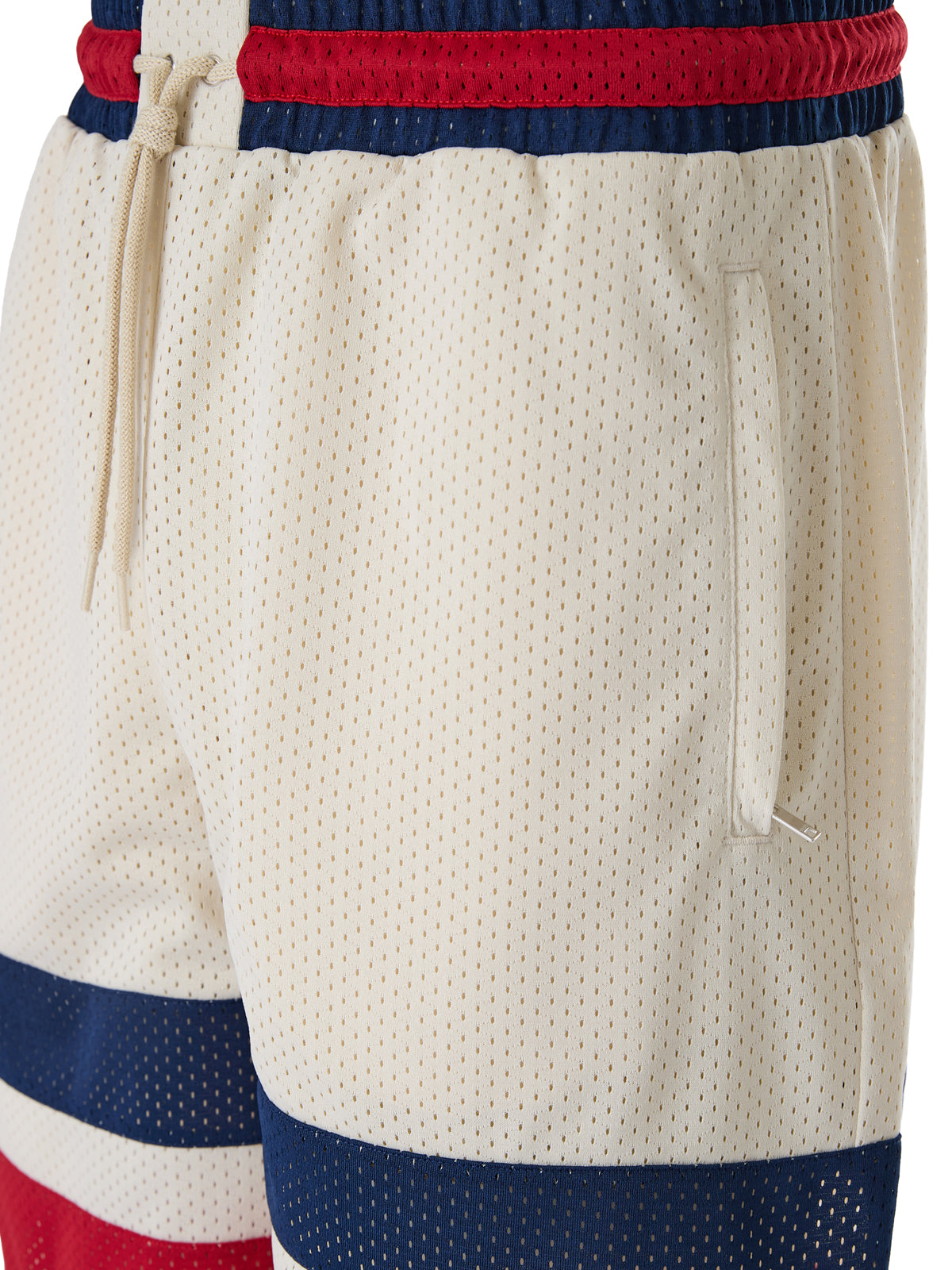 Short Gucci crème en polyester avec logo