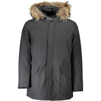 Giacca da uomo in cotone grigio Woolrich