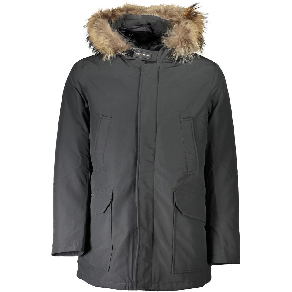Veste Woolrich grise en coton pour homme