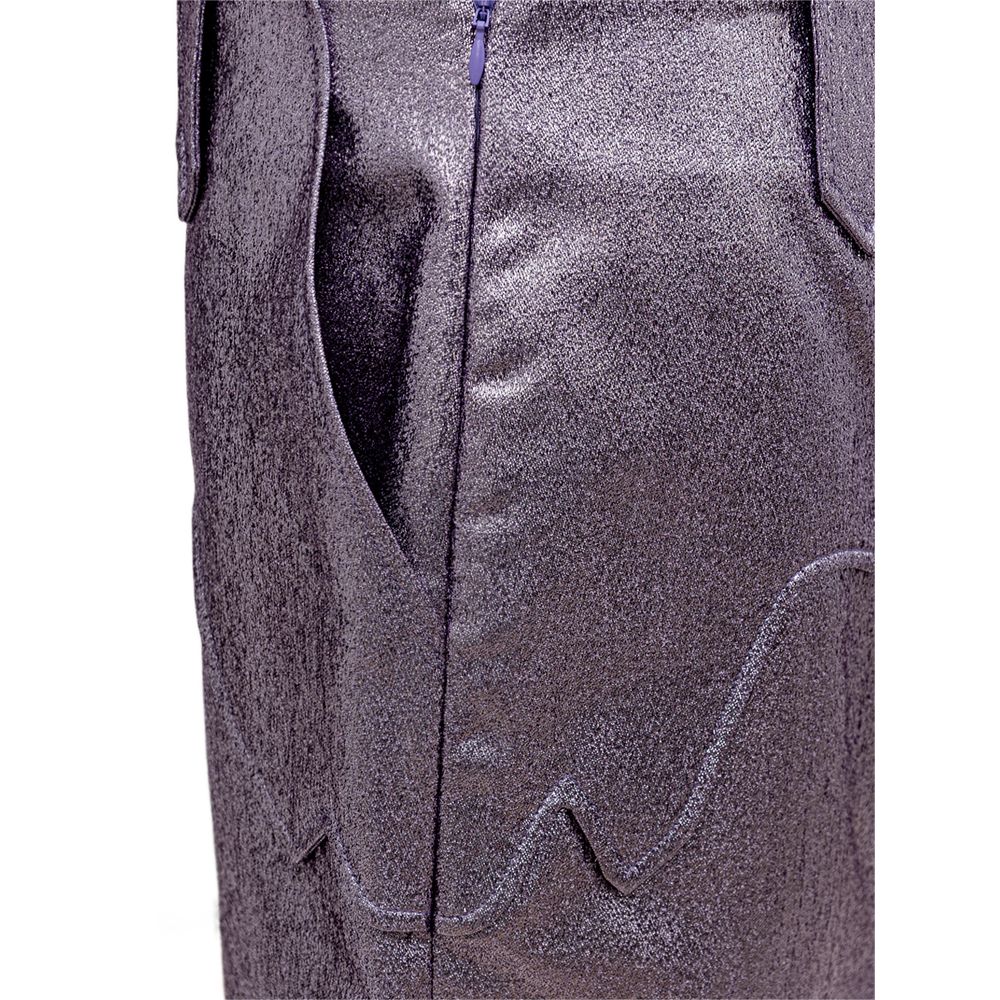 Gonna midi in poliammide viola Tom Ford