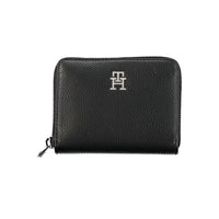 Portafoglio da donna Tommy Hilfiger Nero Poliuretano
