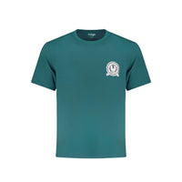 T-shirt da uomo in cotone verde Wrangler