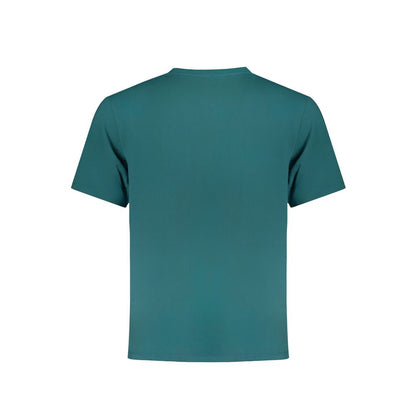 T-shirt da uomo in cotone verde Wrangler
