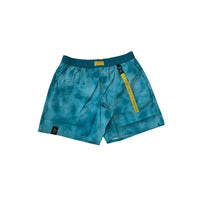 Pantaloncini da bagno da uomo Iceberg in poliestere azzurro