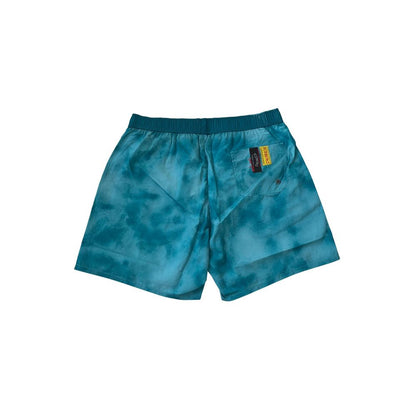 Pantaloncini da bagno da uomo Iceberg in poliestere azzurro