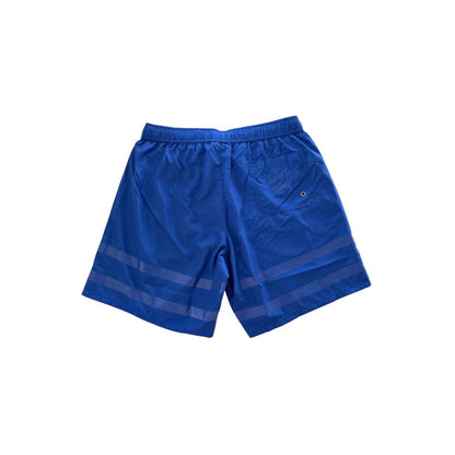 Pantaloncini da bagno da uomo in poliestere blu Iceberg